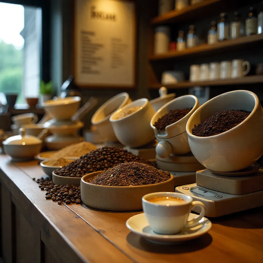 Premium coffee beans collection